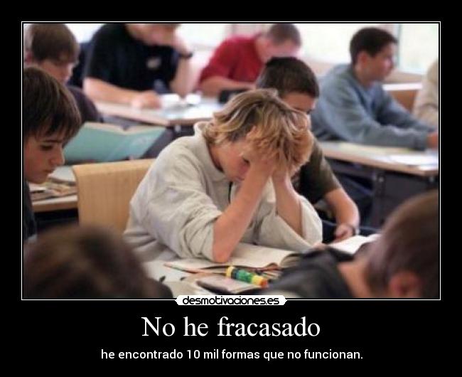 No he fracasado - 