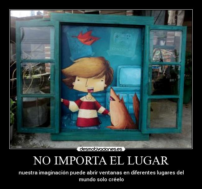NO IMPORTA EL LUGAR -