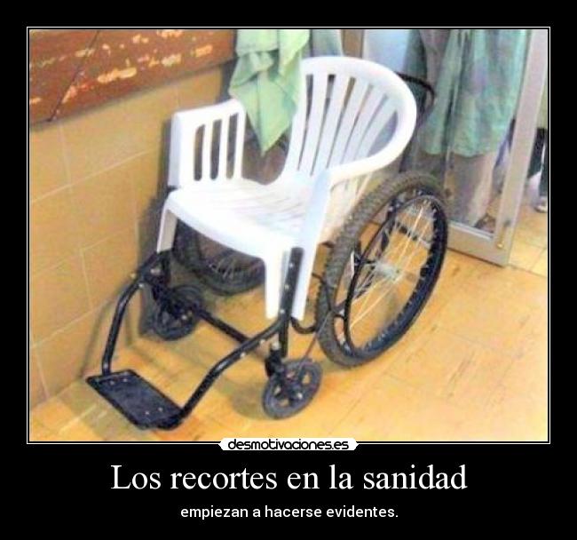 Los recortes en la sanidad - empiezan a hacerse evidentes.