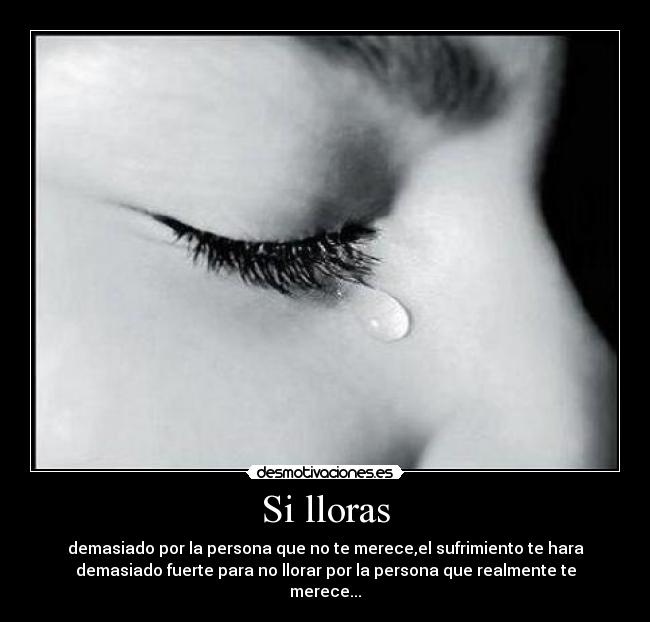 Si lloras - 