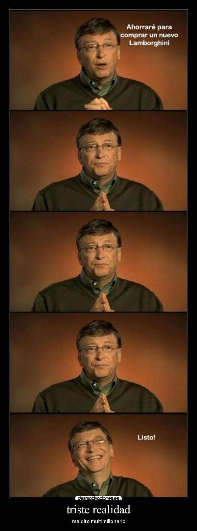 carteles chiste del bill gates desmotivaciones