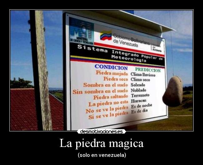 La piedra magica - (solo en venezuela)