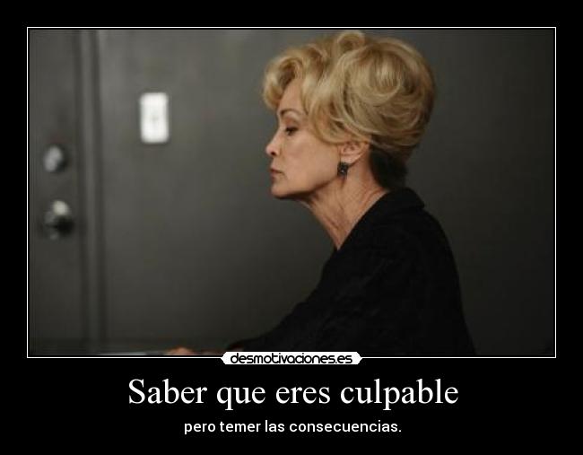 Saber que eres culpable - 