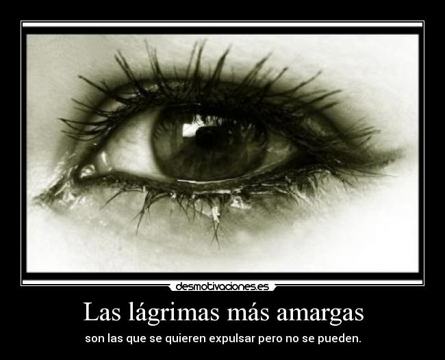 Las lágrimas más amargas -
