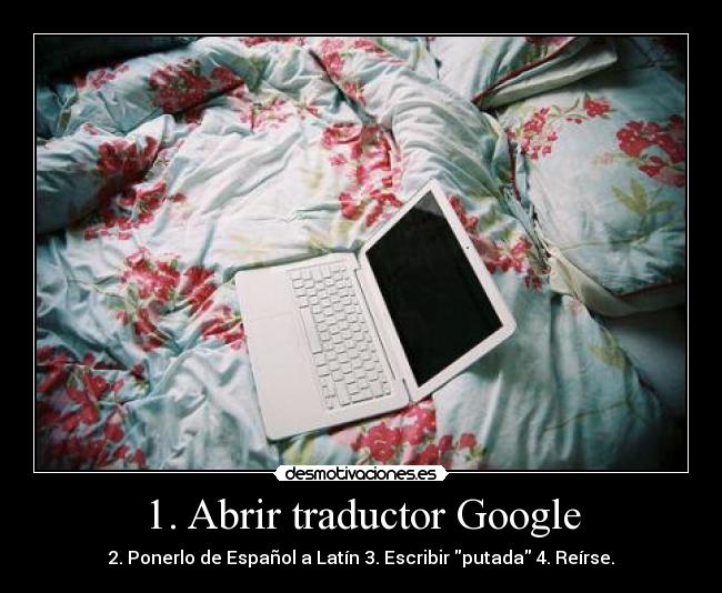 1. Abrir traductor Google - 