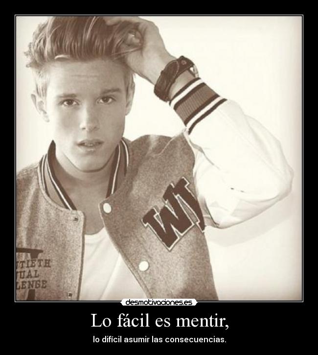 Lo fácil es mentir, -