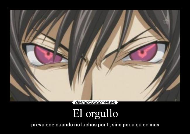 carteles anime lelouch code geass desmotivaciones