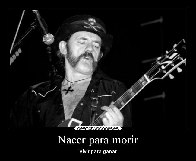 Nacer para morir -