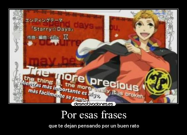 Por esas frases - que te dejan pensando por un buen rato