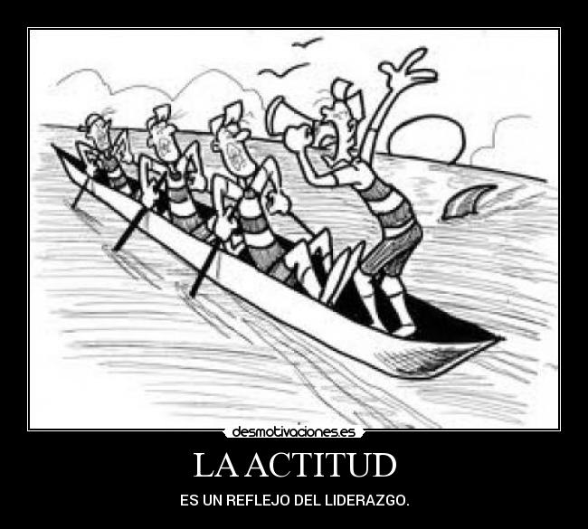 LA ACTITUD - ES UN REFLEJO DEL LIDERAZGO.