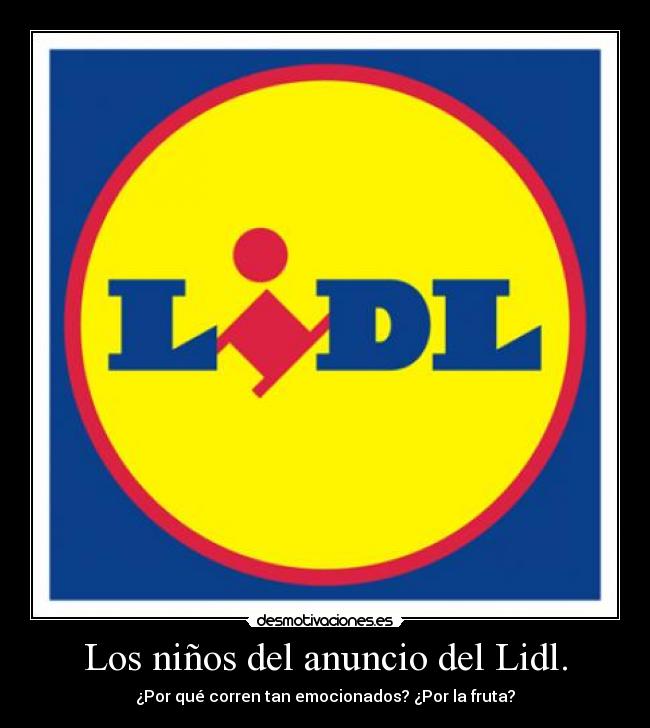Los niños del anuncio del Lidl. -