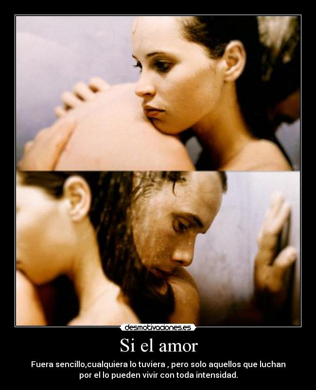 Si el amor -