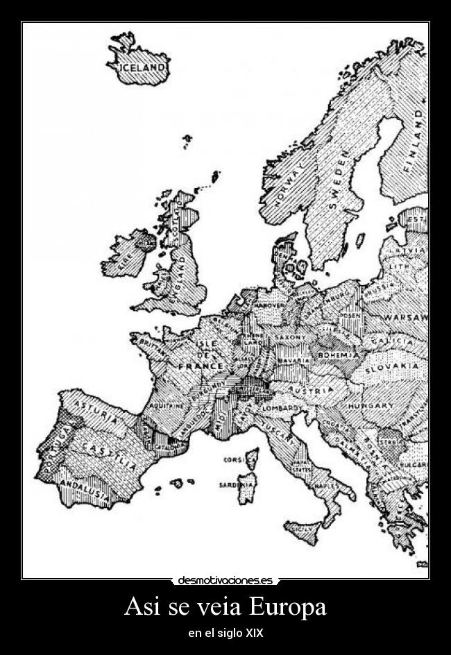 Asi se veia Europa - en el siglo XIX