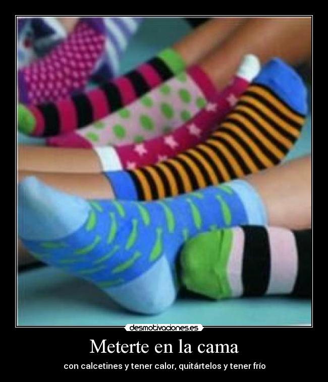 Meterte en la cama - 