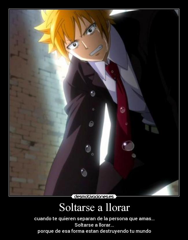 Soltarse a llorar -