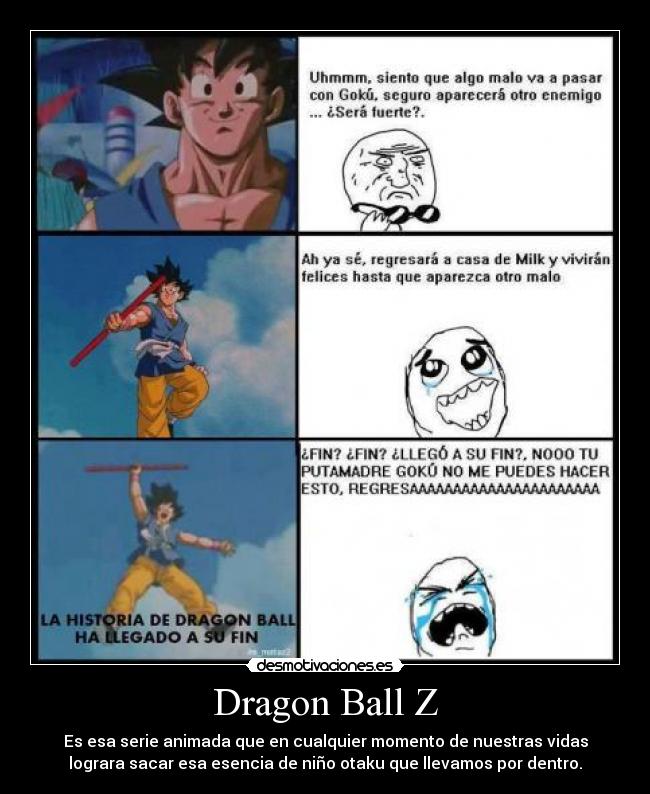 Dragon Ball Z - Es esa serie animada que en cualquier momento de nuestras vidas
lograra sacar esa esencia de niño otaku que llevamos por dentro.