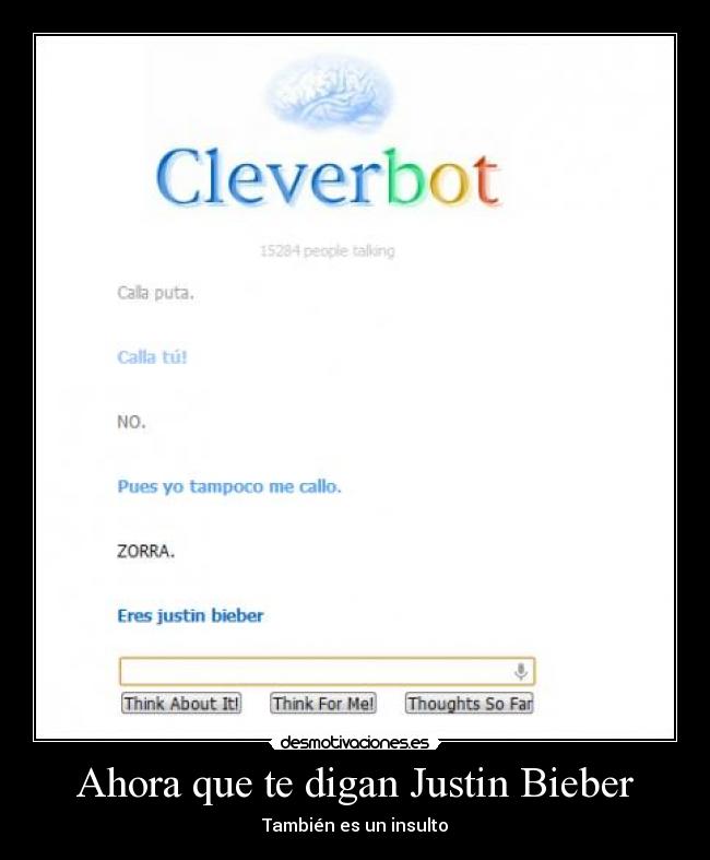 Ahora que te digan Justin Bieber -