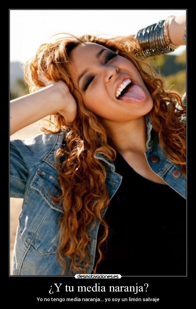 ¿Y tu media naranja? -