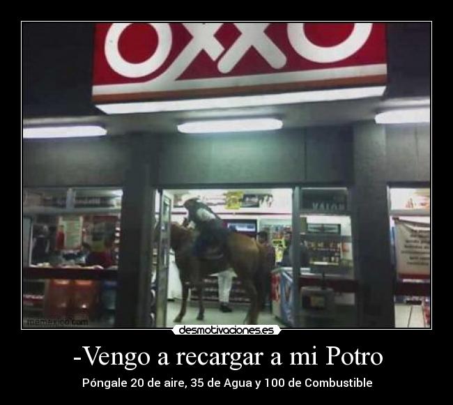 -Vengo a recargar a mi Potro - 
