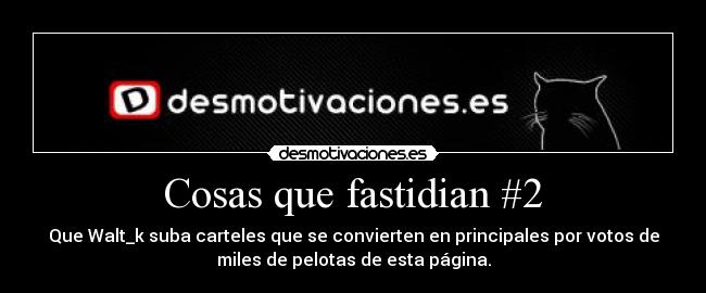 carteles peloteo desmotivaciones