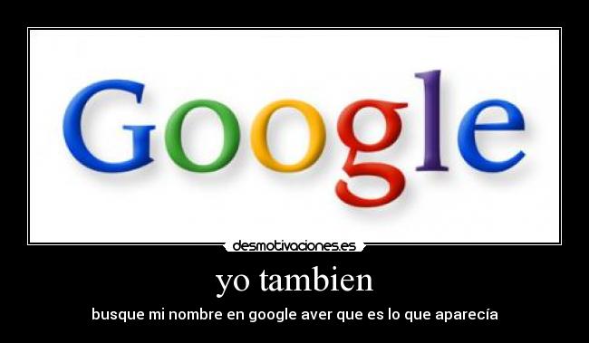 yo tambien - 