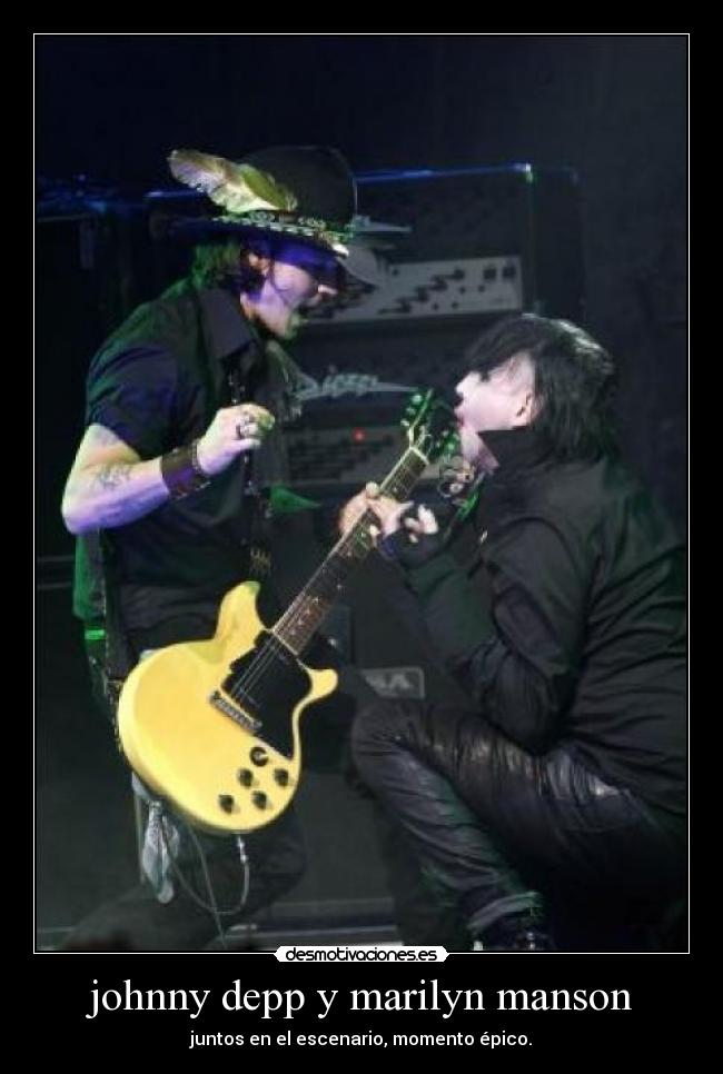 johnny depp y marilyn manson -