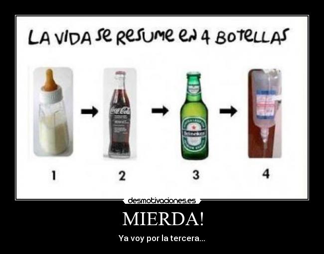 MIERDA! - Ya voy por la tercera...