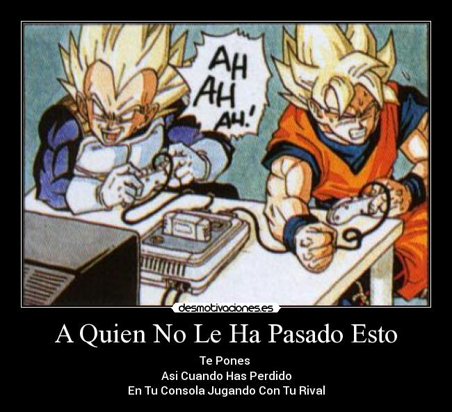 carteles pasado goku vegeta dragon ball kakaroto desmotivaciones