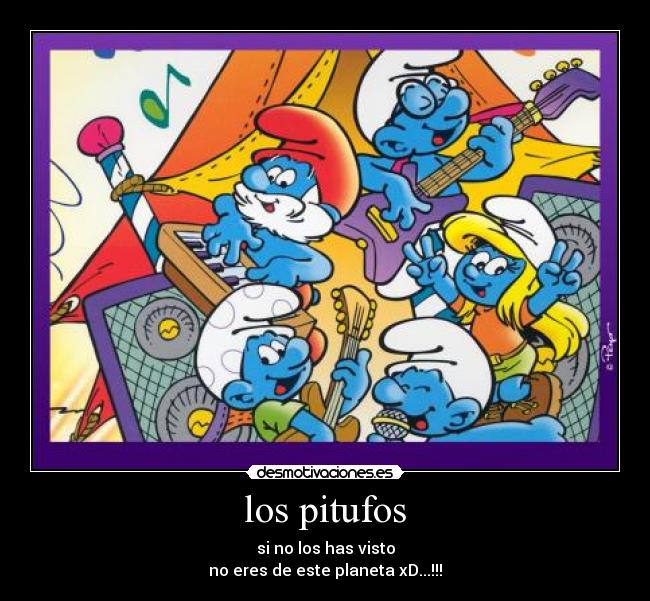 los pitufos -