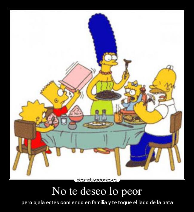 No te deseo lo peor -