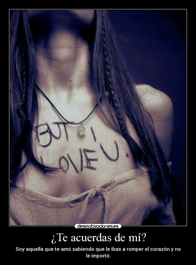 ¿Te acuerdas de mí? - 