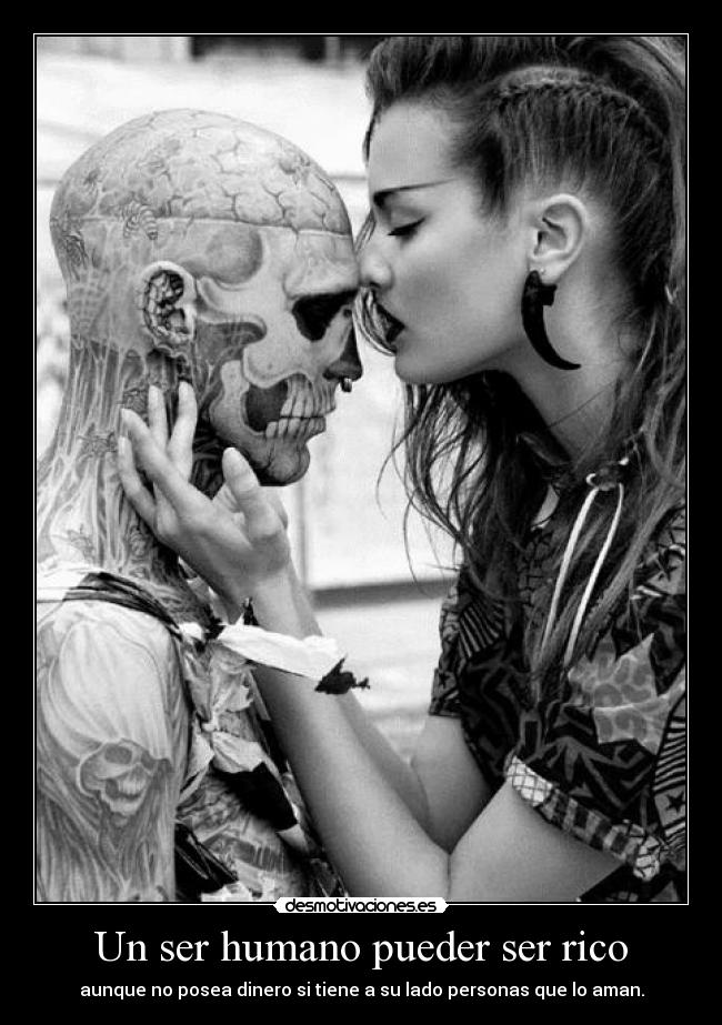 Un ser humano pueder ser rico -
