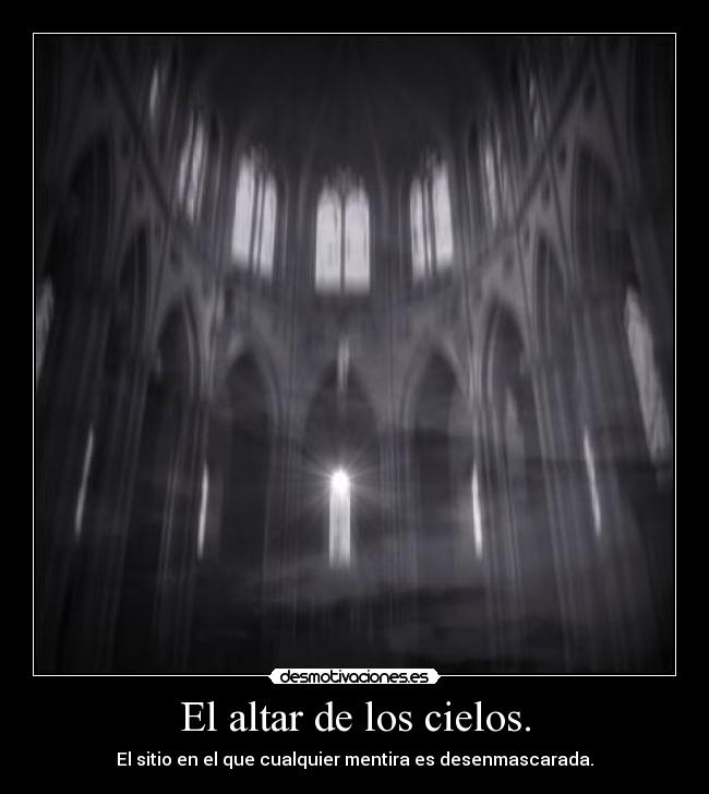carteles altar los cielos desmotivaciones