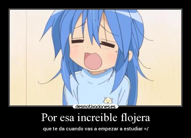 carteles lucky star desmotivaciones