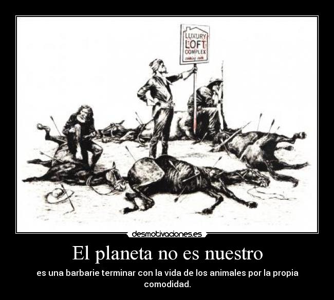 El planeta no es nuestro -