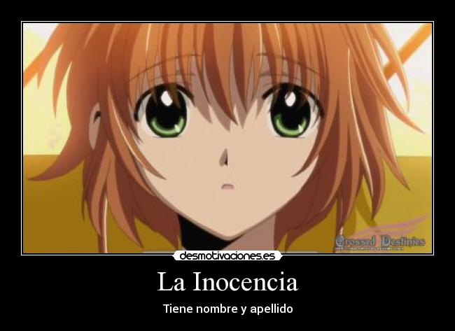 La Inocencia - Tiene nombre y apellido