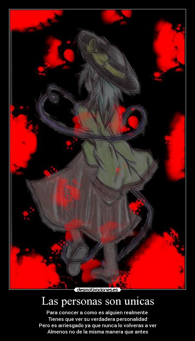 Las personas son unicas -