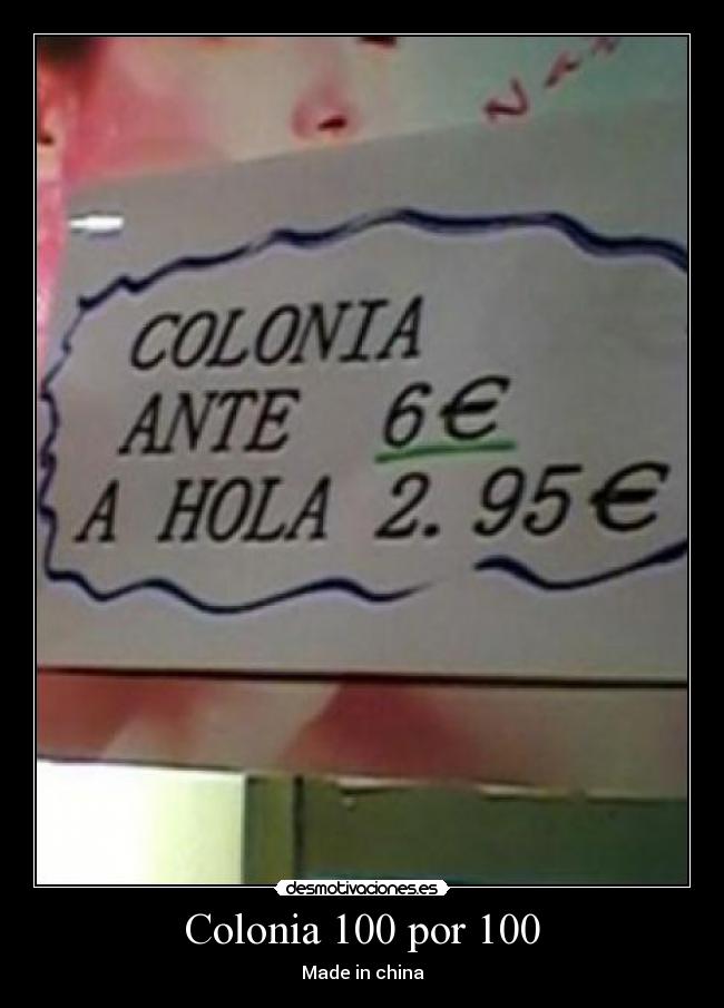 Colonia 100 por 100 -