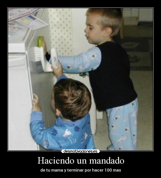 Haciendo un mandado -