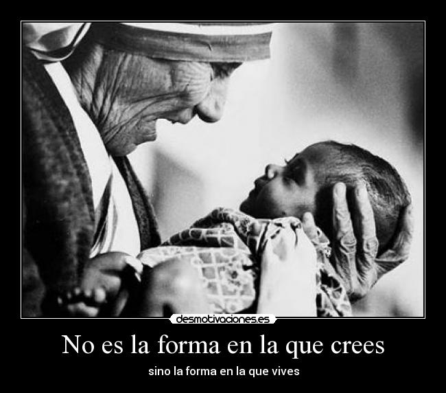 No es la forma en la que crees -