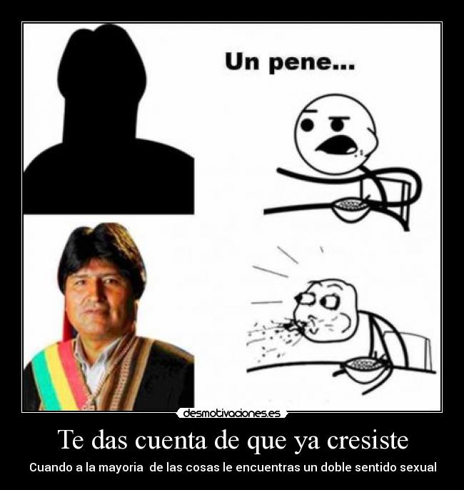 Te das cuenta de que ya cresiste -