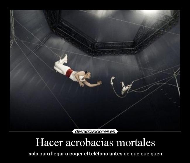 Hacer acrobacias mortales - 