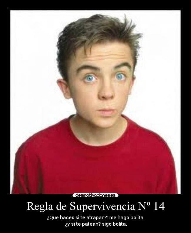 Regla de Supervivencia Nº 14 -