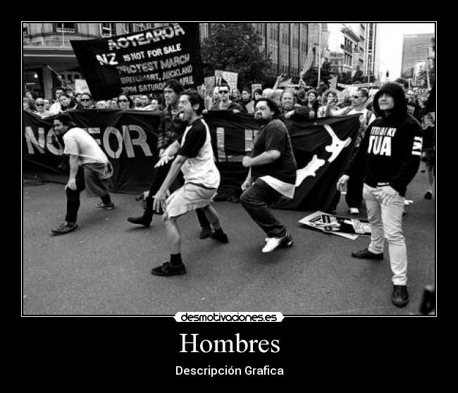 Hombres - Descripción Grafica