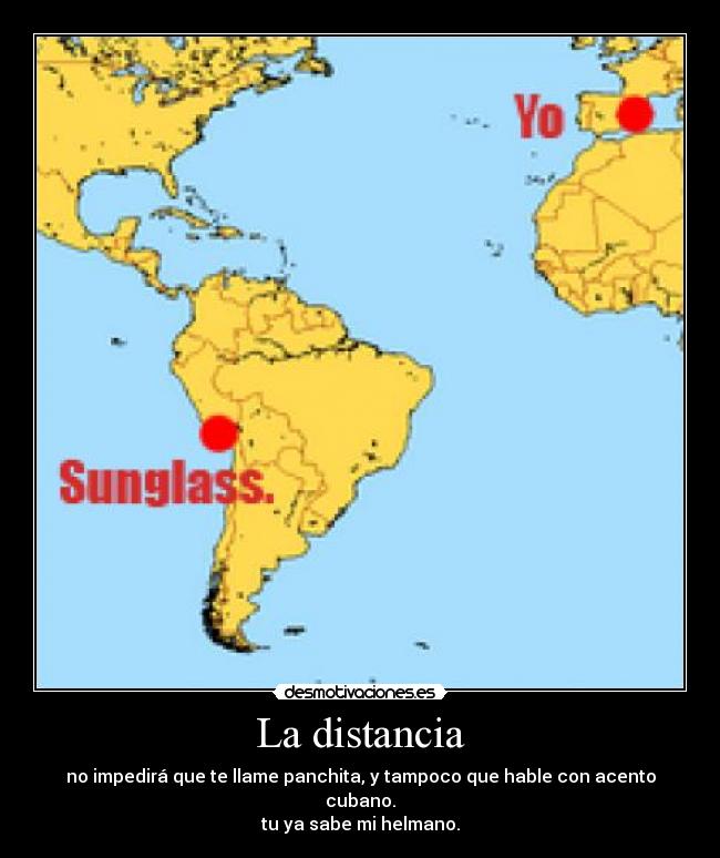 La distancia -