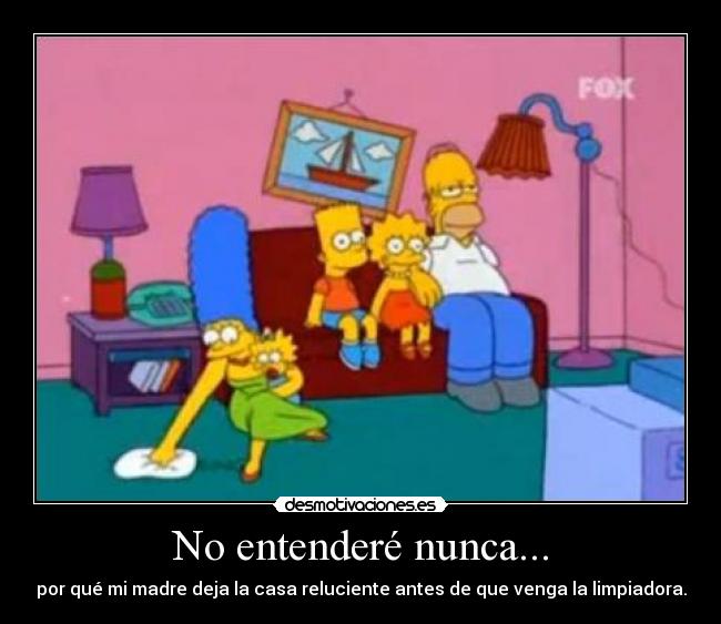 carteles madre marge limpiar desmotivaciones