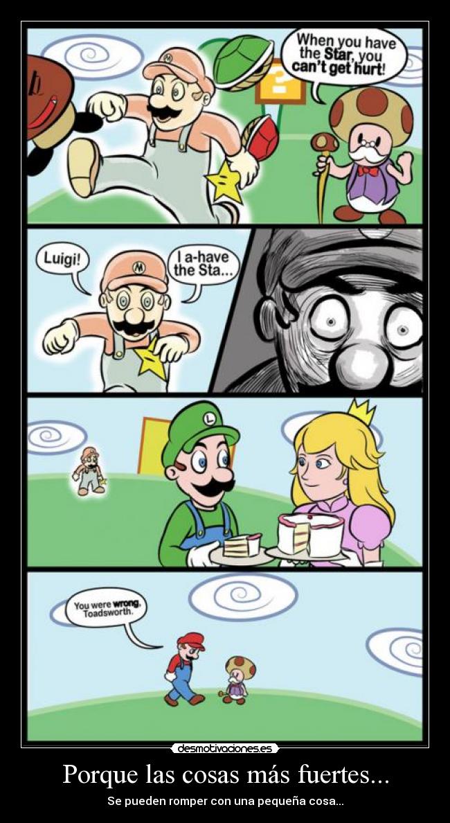 Porque las cosas más fuertes... -