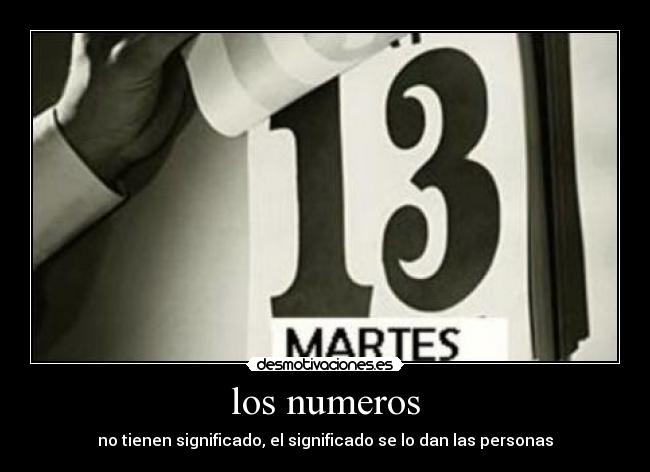 los numeros -