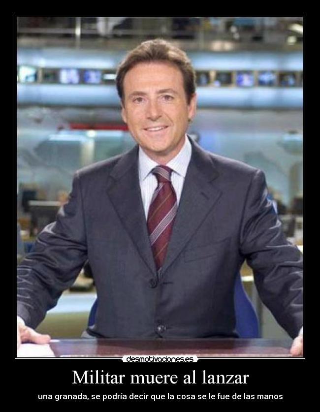 Militar muere al lanzar -