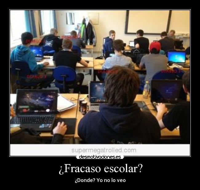 ¿Fracaso escolar? -
